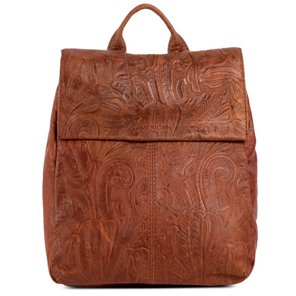 American Leather Liberty Leather Brandy Backpack